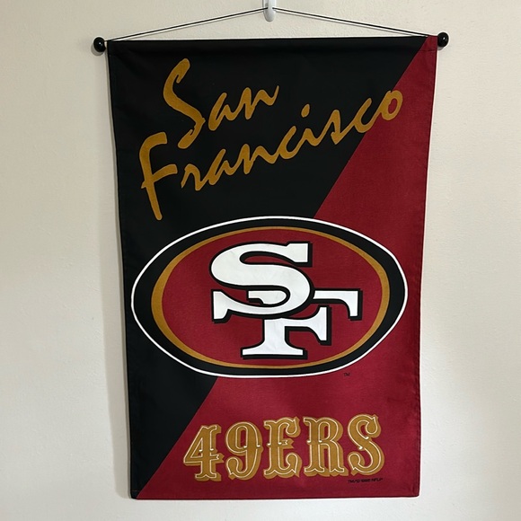 Vintage Cushion Craft San Francisco 49ers banner
